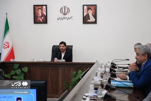 حضور محمد مخبر معاون اول رئیس جمهور در مراسم امضای تفاهم نامه ساخت ورزشگاه جدید در تهران