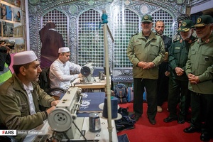 سردار پاکپور فرمانده نیروی زمینی سپاه در مراسم افتتاح 4150 پروژه عمرانی و محرومیت‌زدایی نیروی زمینی سپاه
