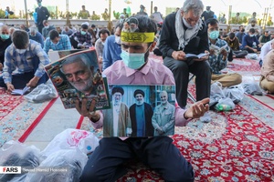 گزارش تصویری| مراسم دعای عرفه حسینی در حرم مطهر رضوی