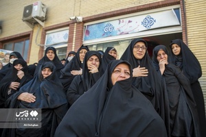 مراسم تشییع شهید مقداد مهقانی در گرگان 