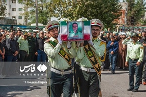 تشییع پیکر شهید «میرشکاری» در کلاله