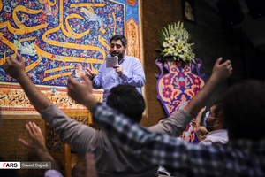 مدیحه‌سرایی حاج سیدمجید بنی‌فاطمه در جشن عید سعید غدیر هیئت ریحانة الحسین(س)