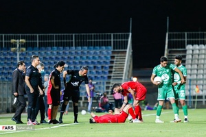 دیدار تیم‌های فوتبال پرسپولیس و ماشین سازی تبریز در هفته بیست و هشتم رقابت‌های لیگ برتر در ورزشگاه شهید قاسم سلیمانی تبریز