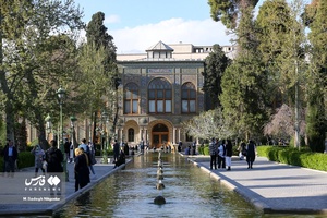 گردشگران نوروزی در کاخ گلستان 
