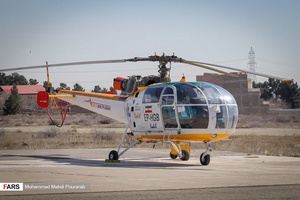 هلیکوپتر آلوئت 3 (Alouette III) احیا شده برای برگرداندن به ناوگان هوایی کشور