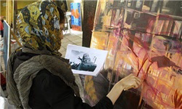 کارگاه نقاشی به مناسبت آزادسازی خرمشهر در موزه هنرهای معاصر فلسطین