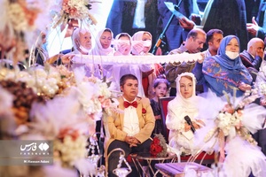 مراسم  ازدواج 114 زوج معلول