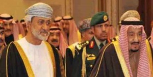 سلطان عمان و ملک سلمان