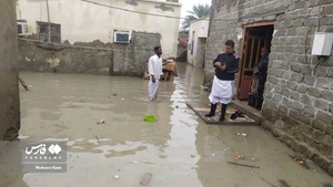 سیلاب به خانه‌های مردم کنارک خسارت وارد کرد