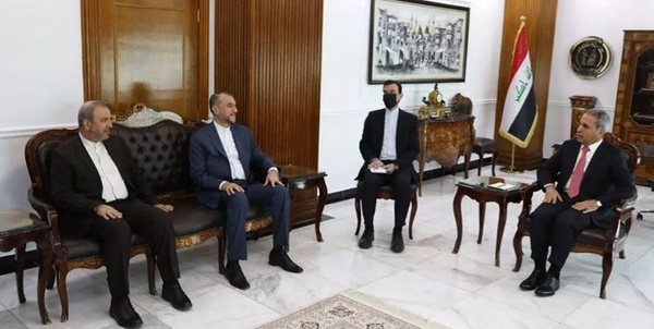 امیرعبداللهیان و فائق زیدان رئیس شورای عالی قضایی عراق