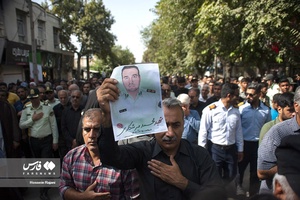 تشییع پیکر شهید «میرشکاری» در کلاله