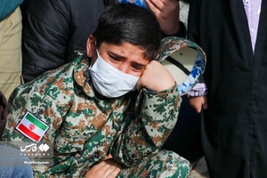 تشیع پیکر شهید مدافع حرم در پیشوا