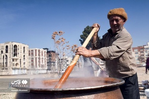 جشنواره سمنو پزان در بجنورد