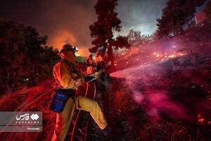 کالیفرنیای آمریکا در آتش 