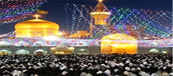 حرم مطهر رضوی در آستانه میلاد امام رضا(ع)