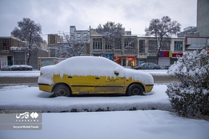 برف زمستانه اردبیل / باغمیشه