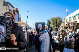 مراسم تشییع پیکر آیت‌الله مصباح یزدی