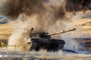 نمایی از مراحل مستند مسابقه رزم آوران که در تیپ مکانیزه امام زمان (عج) نیروی زمینی سپاه در شهرستان شبستر استان آذربایجان‌شرقی برگزار گردیده است.