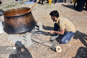 جشنواره سمنو پزان در بجنورد