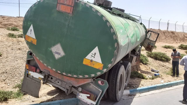 واژگونی تانکر سوخت