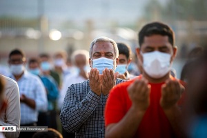 اقامه نماز بندگی در بندر کنگان