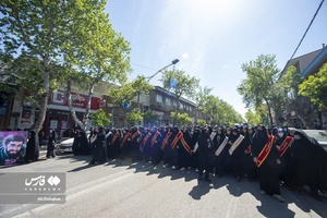 مراسم تشییع شهید مقداد مهقانی در گرگان 