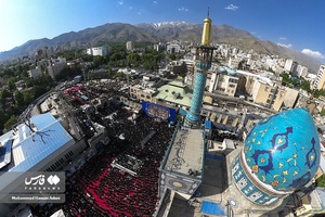 اجتماع عزاداران آقامرتضی علی(ع) در آستان مقدس امام زاده صالح(ع) تجریش 