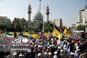 اجتماع دانش‌آموزان درحمایت از کودکان غزه