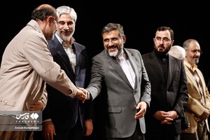 محمدمهدی اسماعیلی وزیر فرهنگ و ارشاد اسلامی در اختتامیه جایزه ادبی جلال آل‌احمد