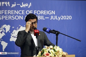  نشست خبری سیدعباس موسوی سخنگوی وزارت  امور خارجه با اصحاب رسانه استان اردبیل