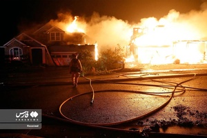 کالیفرنیای آمریکا در آتش 