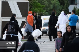 مراسم افطاری  مددجویان بهبود یافته از اعتیادتوسط موسسه نور سپید هدایت