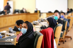 خبرنگاران حاضر در نشست خبری سخنگوی دولت