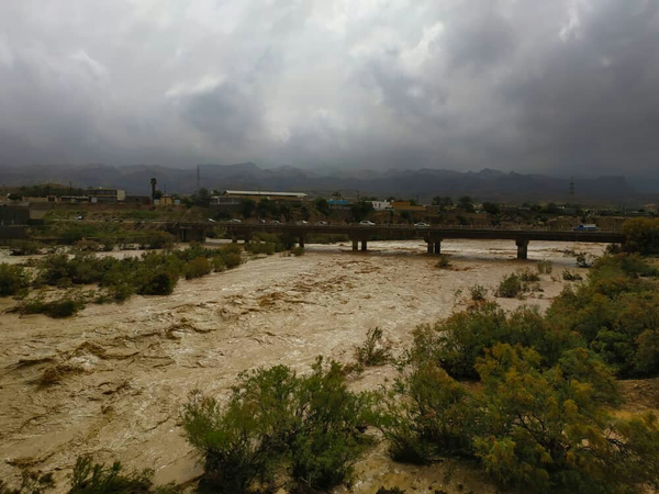 سیل شهرستان جم