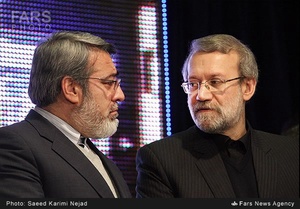 علی لاریجانی و عبدالرضا رحمانی فضلی