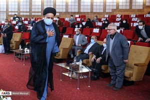 حضور حجت الاسلام سید رمضانعلی موسوی مقدم قائم مقام رییس سازمان صداوسیما در مراسم افتتاح شبکه رادیویی انقلاب