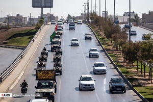 رژه خودرویی یگان های نظامی آجا/بلوار رحمت