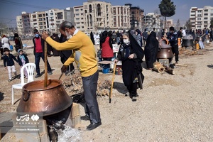 جشنواره سمنو پزان در بجنورد