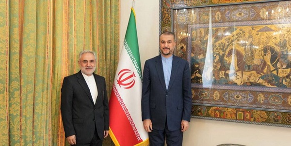امیرعبداللهیان و علی محمدی سرکنسول ایران در شانگهای