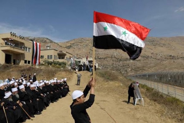 پرچم سوریه جولان