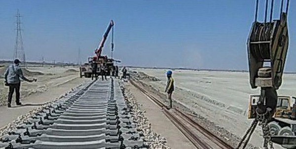 ریل گذاری چابهار زاهدان