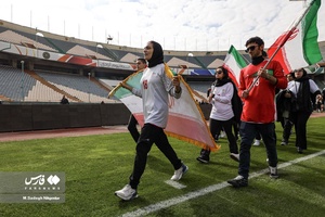 وداع با «ملیکا محمدی» در ورزشگاه آزادی