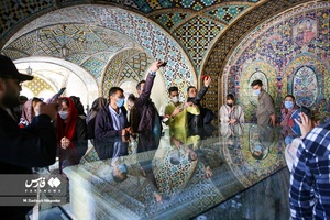 گردشگران نوروزی در کاخ گلستان 