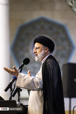 سخنرانی آیت‌الله سید ابراهیم رئیسی در نشست پرسش و پاسخ دانشجویی در مسجد دانشگاه تهران