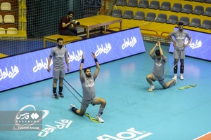 تمرینات آماده سازی تیم ملی والیبال