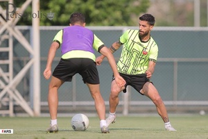 گزارش تصویری از تمرین تیم فوتبال پرسپولیس در کمپ تیم‌های ملی