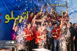 جشن قهرمانی تیم شهید نوفلاح در لیگ برتر واترپلو