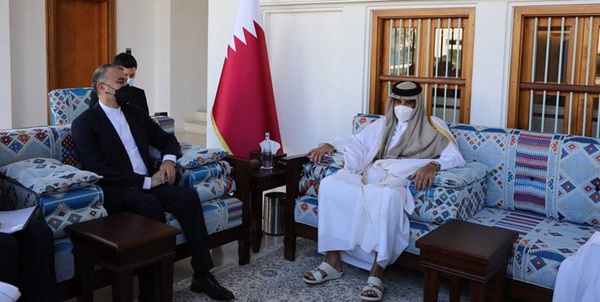 امیرعبداللهیان و امیر قطر