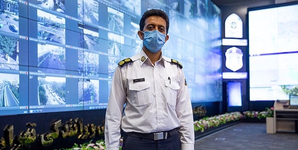 سرهنگ رنجبر_رئیس مرکز کنترل ترافیک پلیس راهور پایتخت_ پلیس راهور_ مرکز کنترل ترافیک