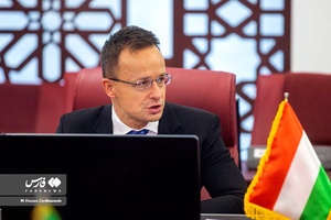 پیتر سیارتو وزیر امور خارجه و تجارت مجارستان در دومين اجلاس كميسيون مشترك  اقتصادی  ايران و مجارستان
